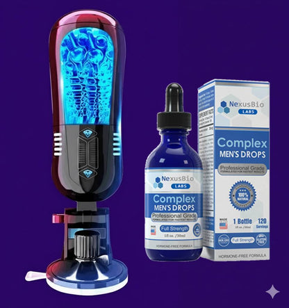 【Discreet Delivery】 Fully automatic, hands-free retractable relaxation cup